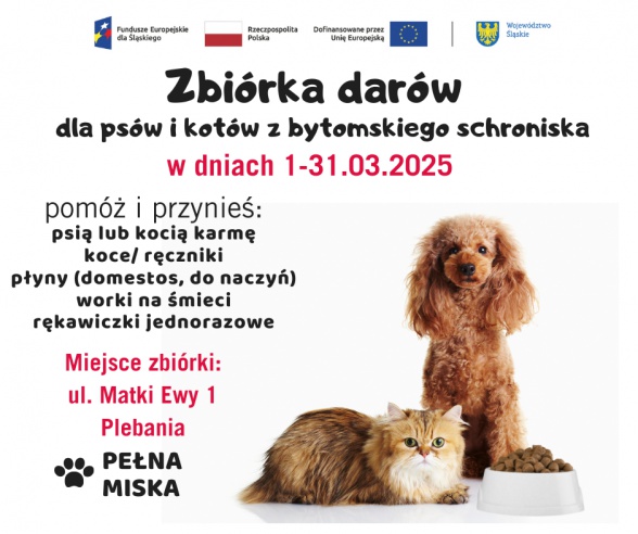 Zbiórka darów dla psów i kotów