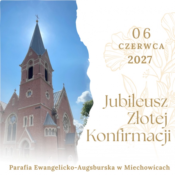 Złota konfirmacja – 6 czerwca 2027